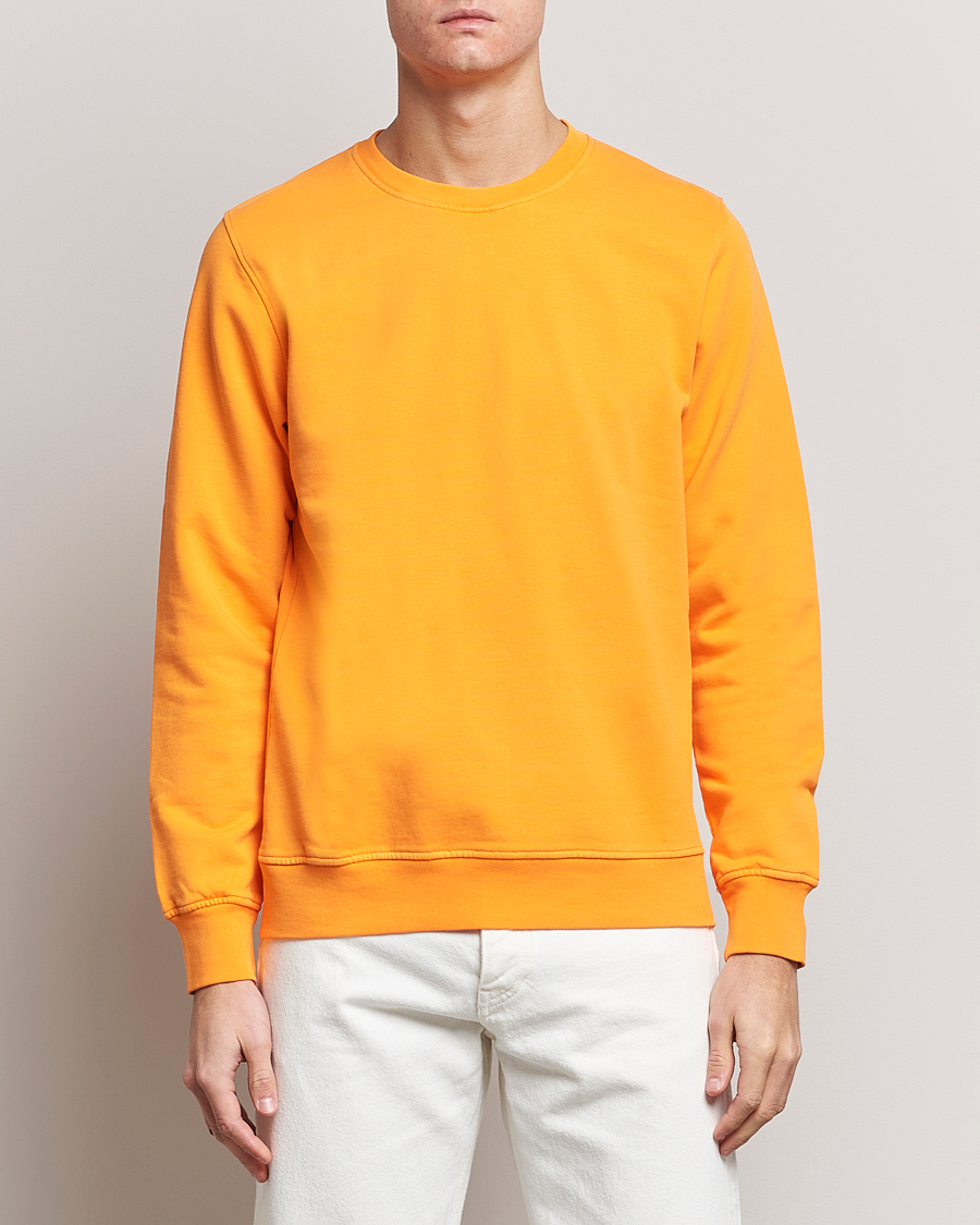 Herren | Contemporary Creators | Colorful Standard | Classic Organic Crew Neck Sweat Sunny Orange