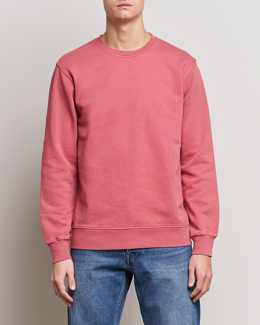 Herren | Kleidung | Colorful Standard | Classic Organic Crew Neck Sweat Raspberry Pink