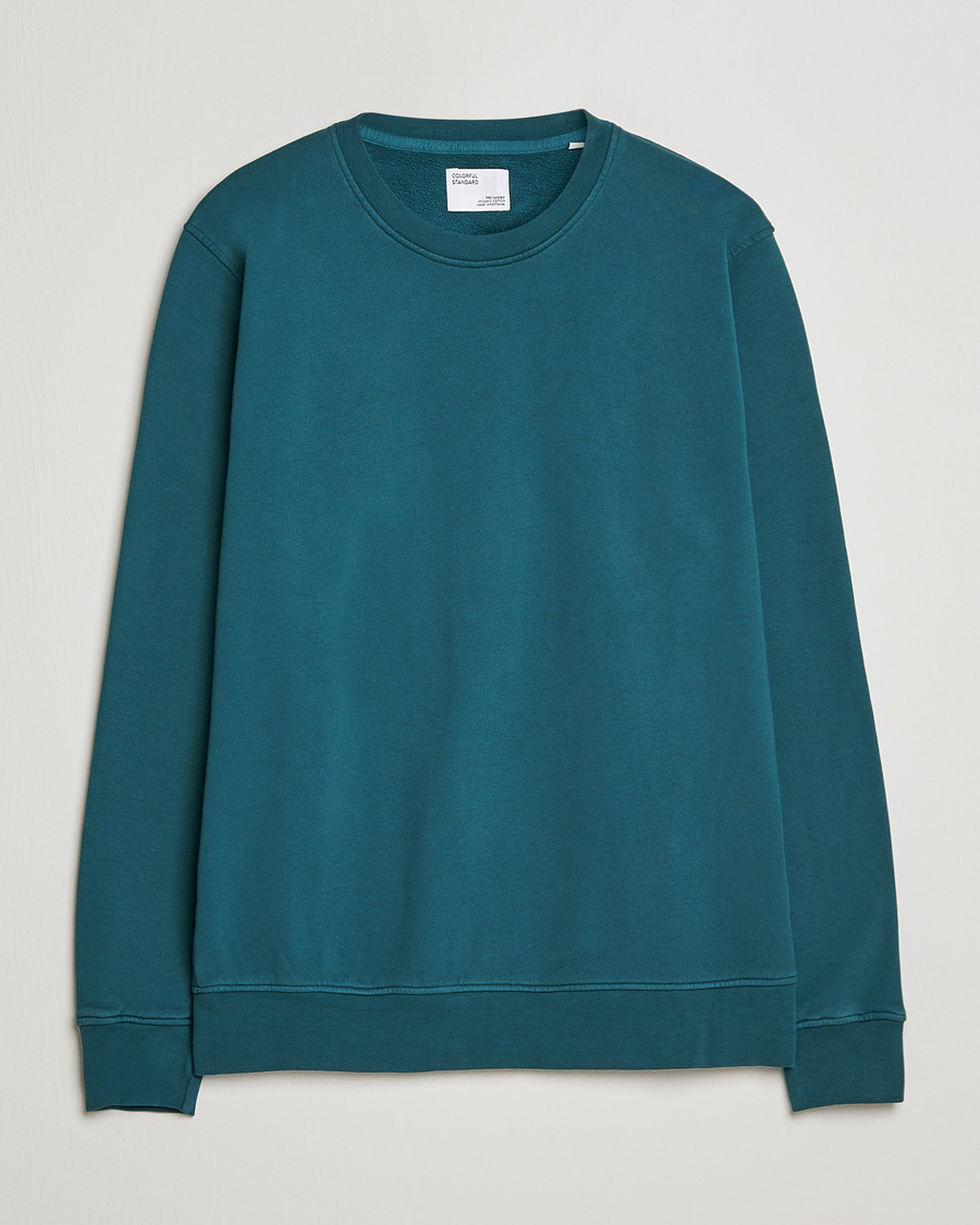 Herren | Pullover | Colorful Standard | Classic Organic Crew Neck Sweat Ocean Green