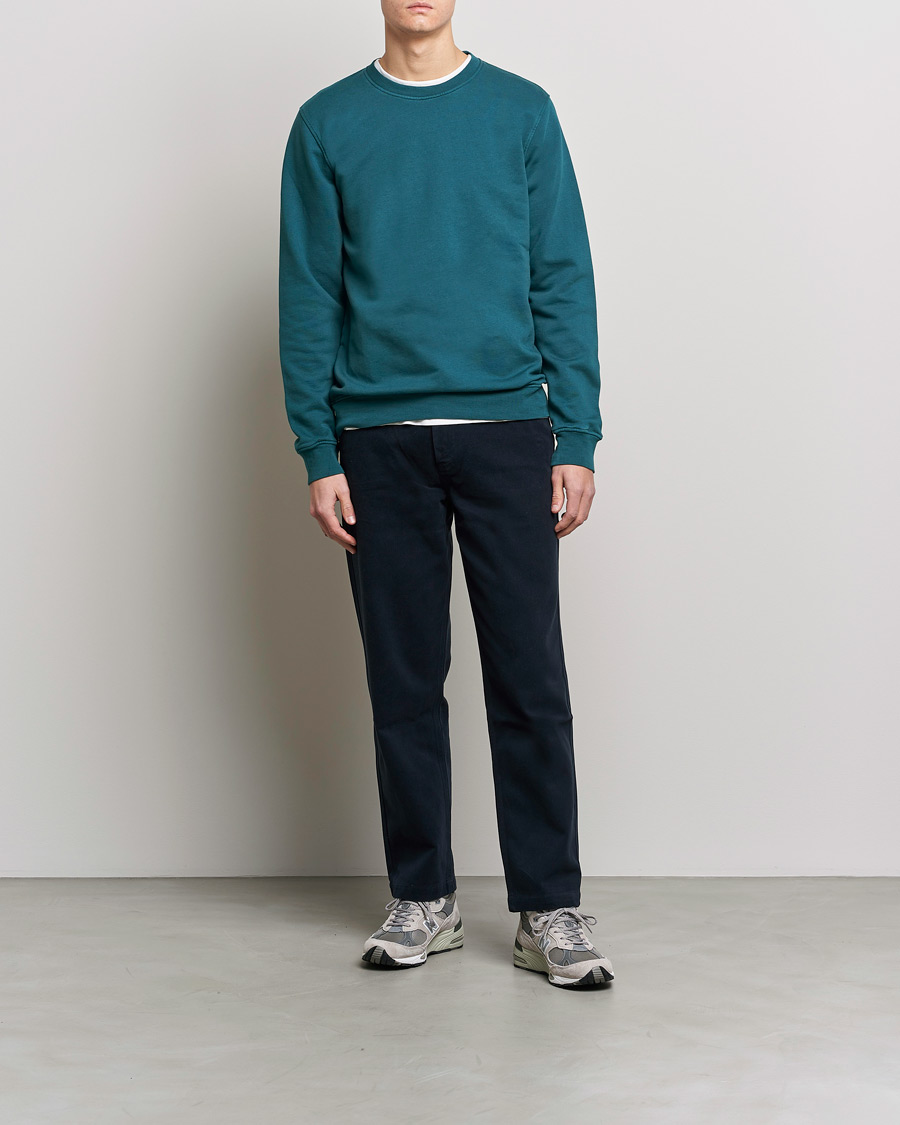 Herren | Pullover | Colorful Standard | Classic Organic Crew Neck Sweat Ocean Green