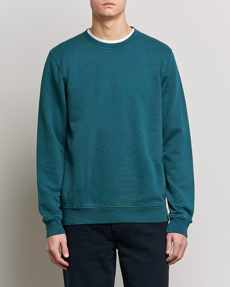 Herren | Sweatshirts | Colorful Standard | Classic Organic Crew Neck Sweat Ocean Green