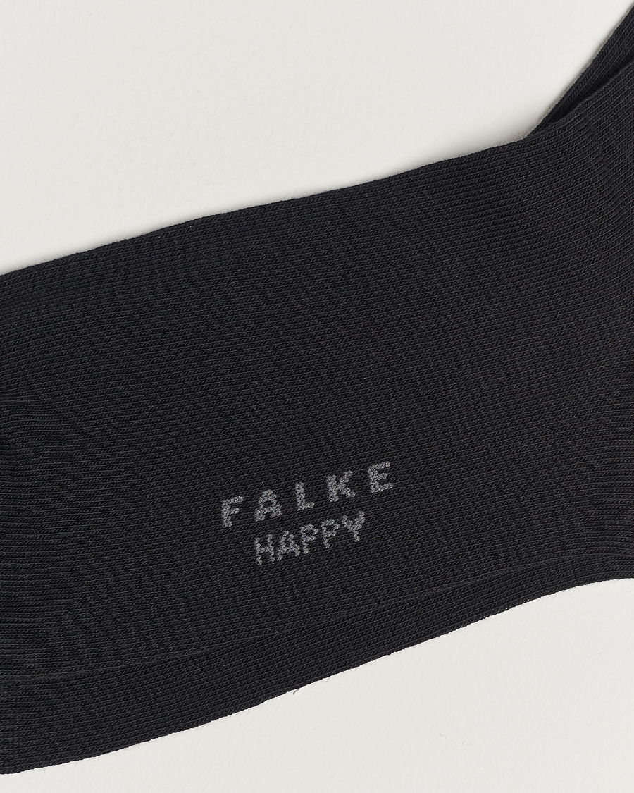 Herren | Unterwäsche | Falke | Happy 2-Pack Cotton Socks Black