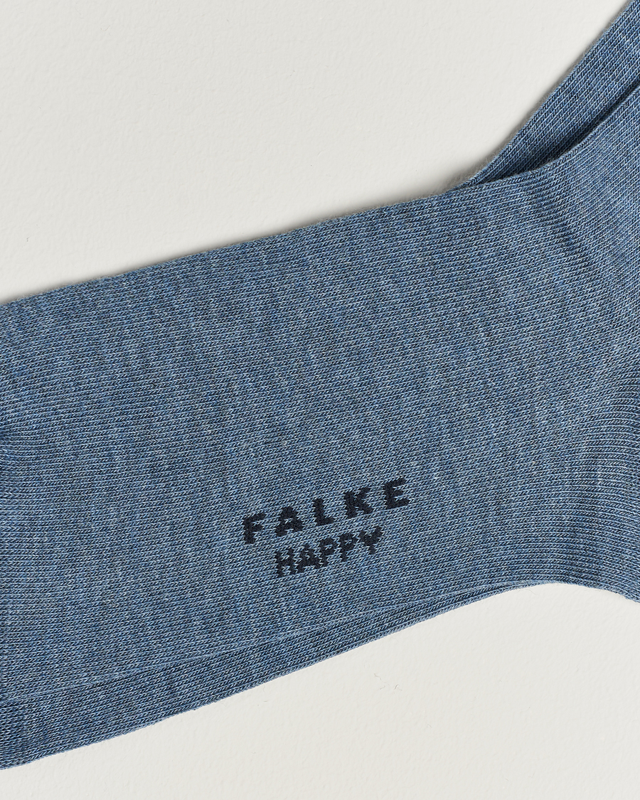 Herren | Unterwäsche | Falke | Happy 2-Pack Cotton Socks Light Blue