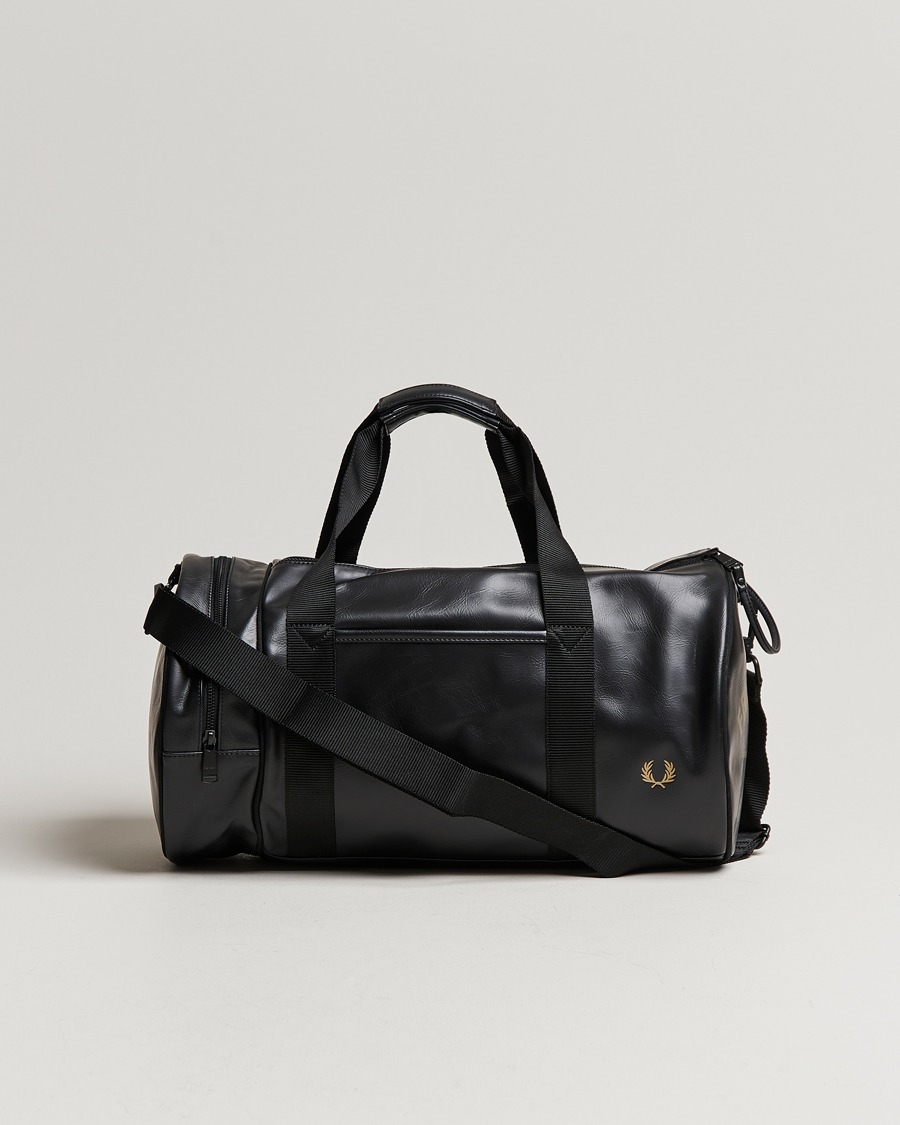 Herren | Fred Perry Tonal Barrel Bag Black | Fred Perry | Tonal Barrel Bag Black