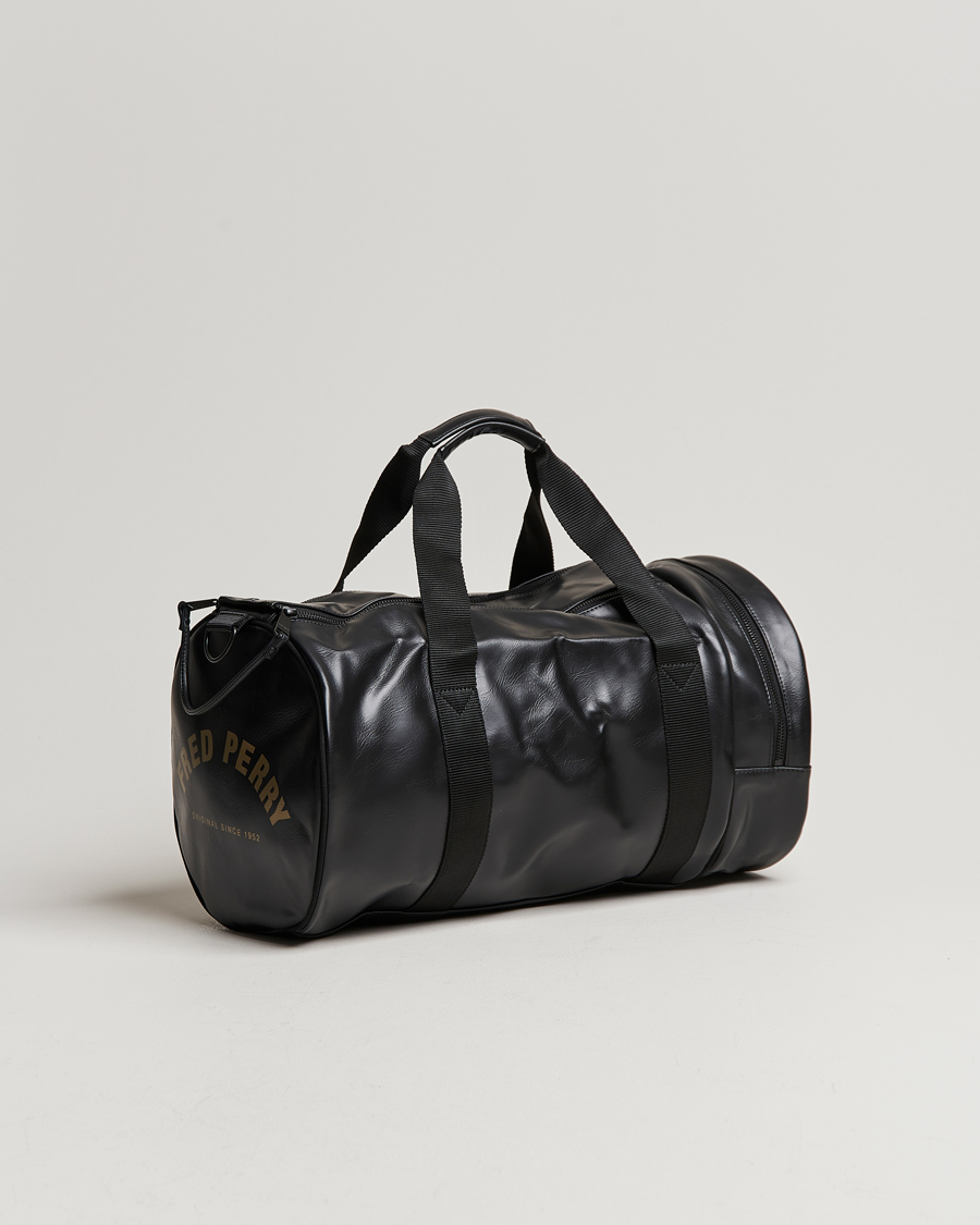 Herren | Fred Perry Tonal Barrel Bag Black | Fred Perry | Tonal Barrel Bag Black