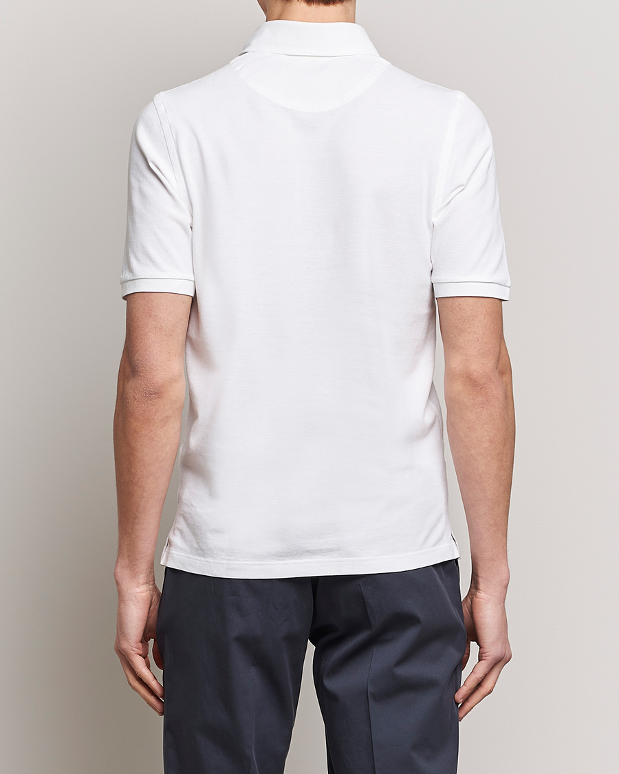 Herren | Poloshirts | Gran Sasso | Washed Polo White