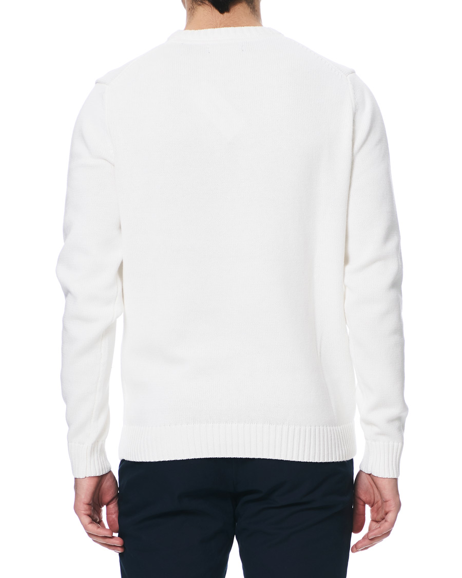 Herren | Pullover | Henri-Lloyd | Henri Lloyd Cross Flag Knitted Crew Neck Off White