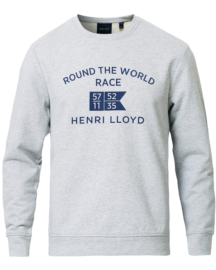 Herren | Pullover | Henri-Lloyd | Henri Lloyd RWR Crew Neck Sweatshirt Grey Melange