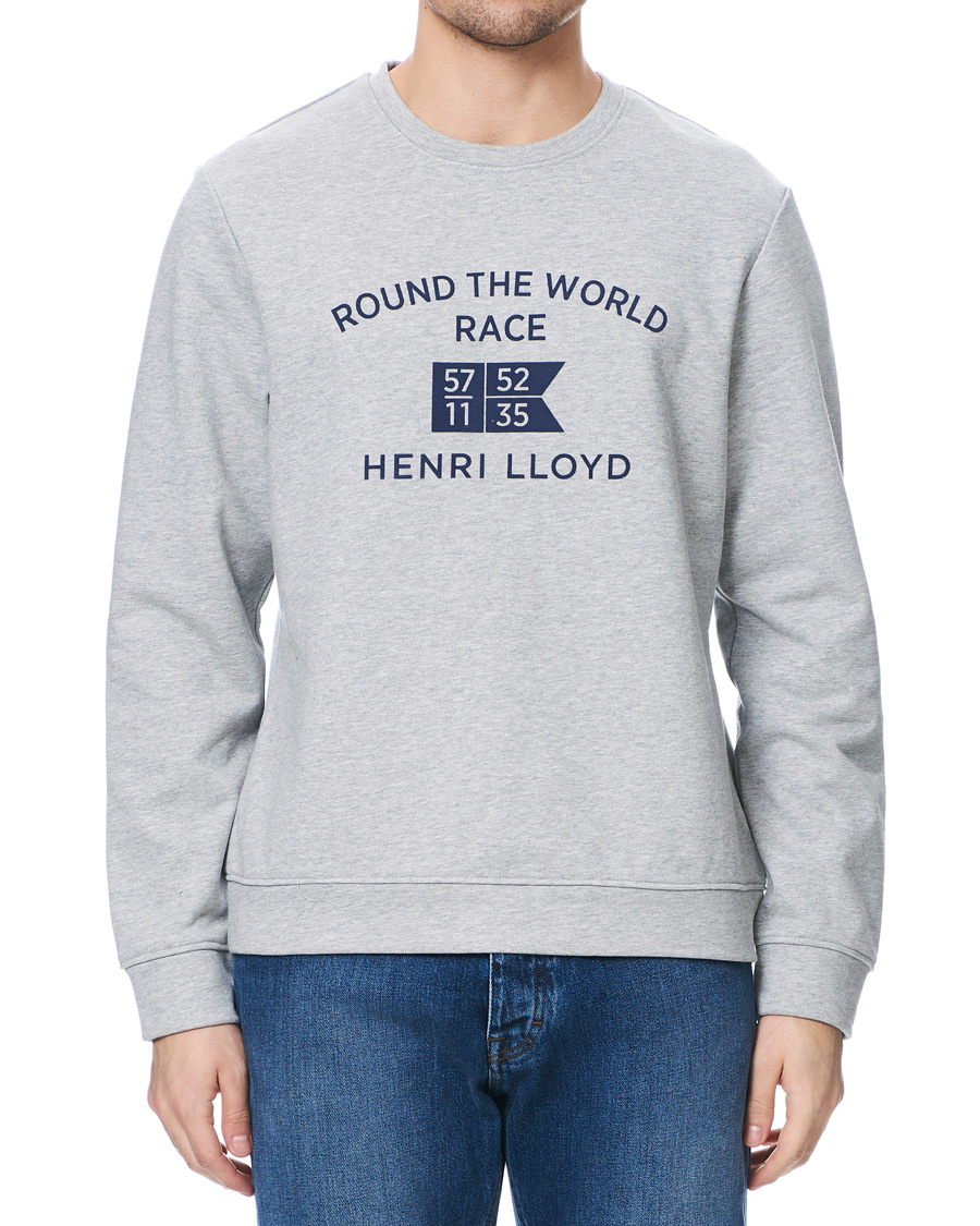 Herren | Pullover | Henri-Lloyd | Henri Lloyd RWR Crew Neck Sweatshirt Grey Melange