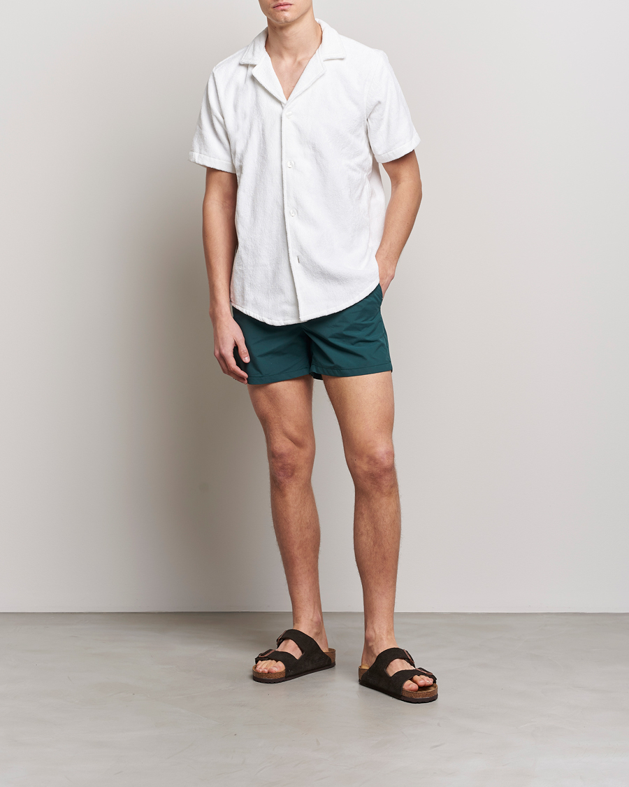 Herren | Ripa Ripa Plain Swimshorts Green | Ripa Ripa | Plain Swimshorts Green