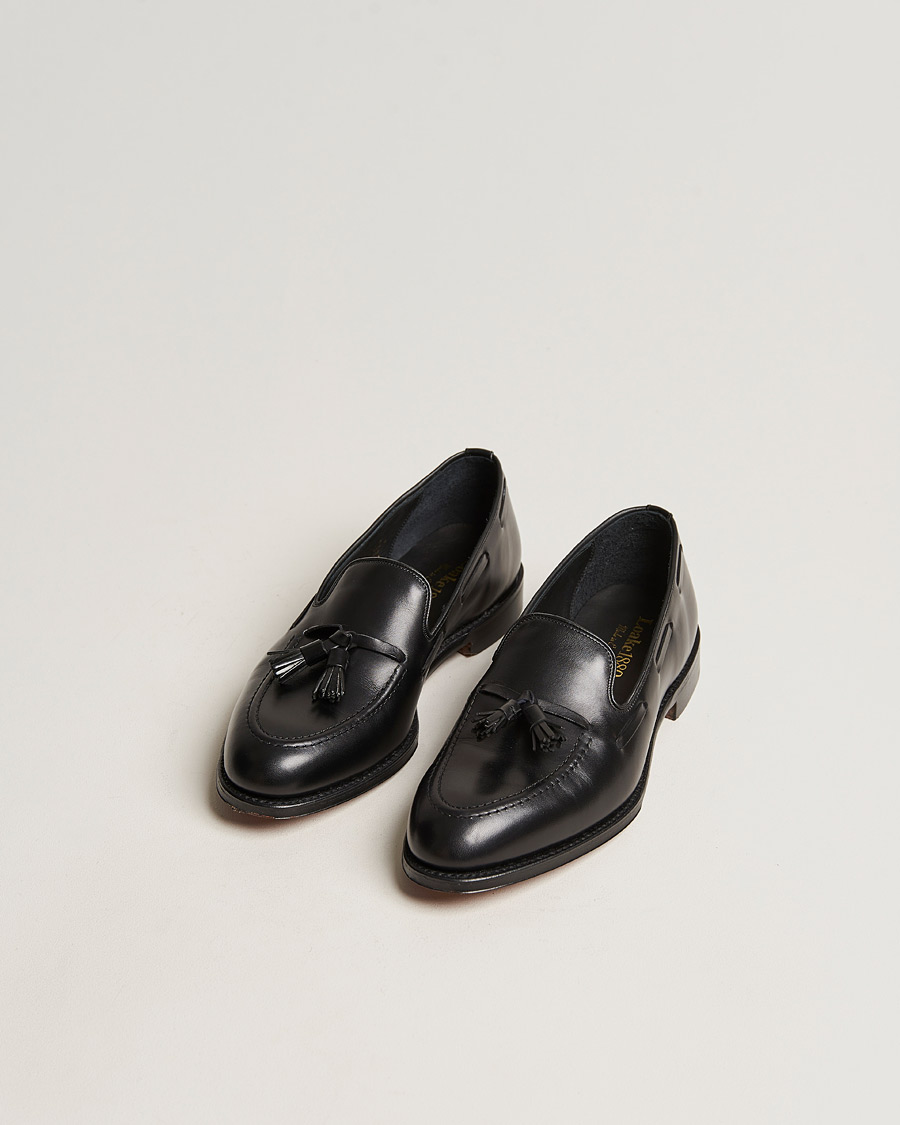 Herren | Handgefertigte Schuhe - Schuhspanner inklusive | Loake 1880 | Russell Tassel Loafer Black Calf