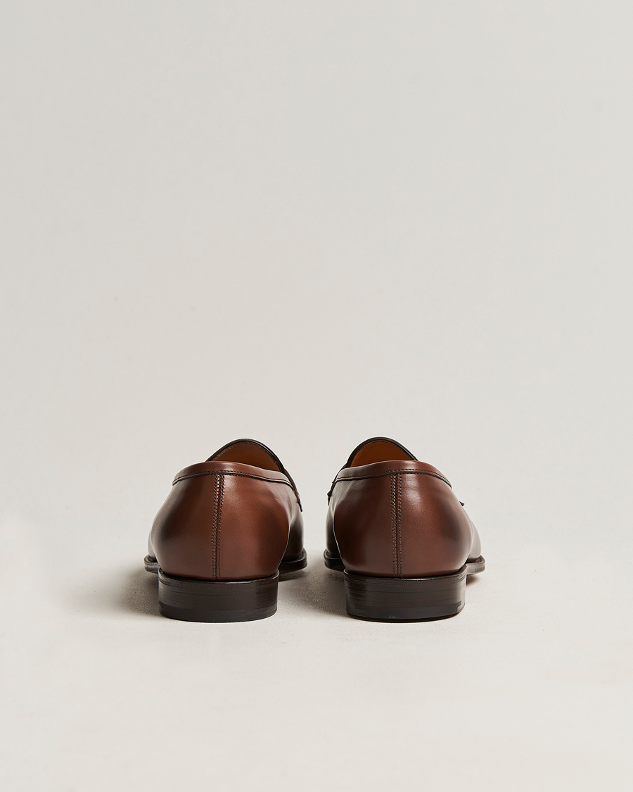 Herren | Loafer | Edward Green | Piccadilly Penny Loafer Dark Oak Antique