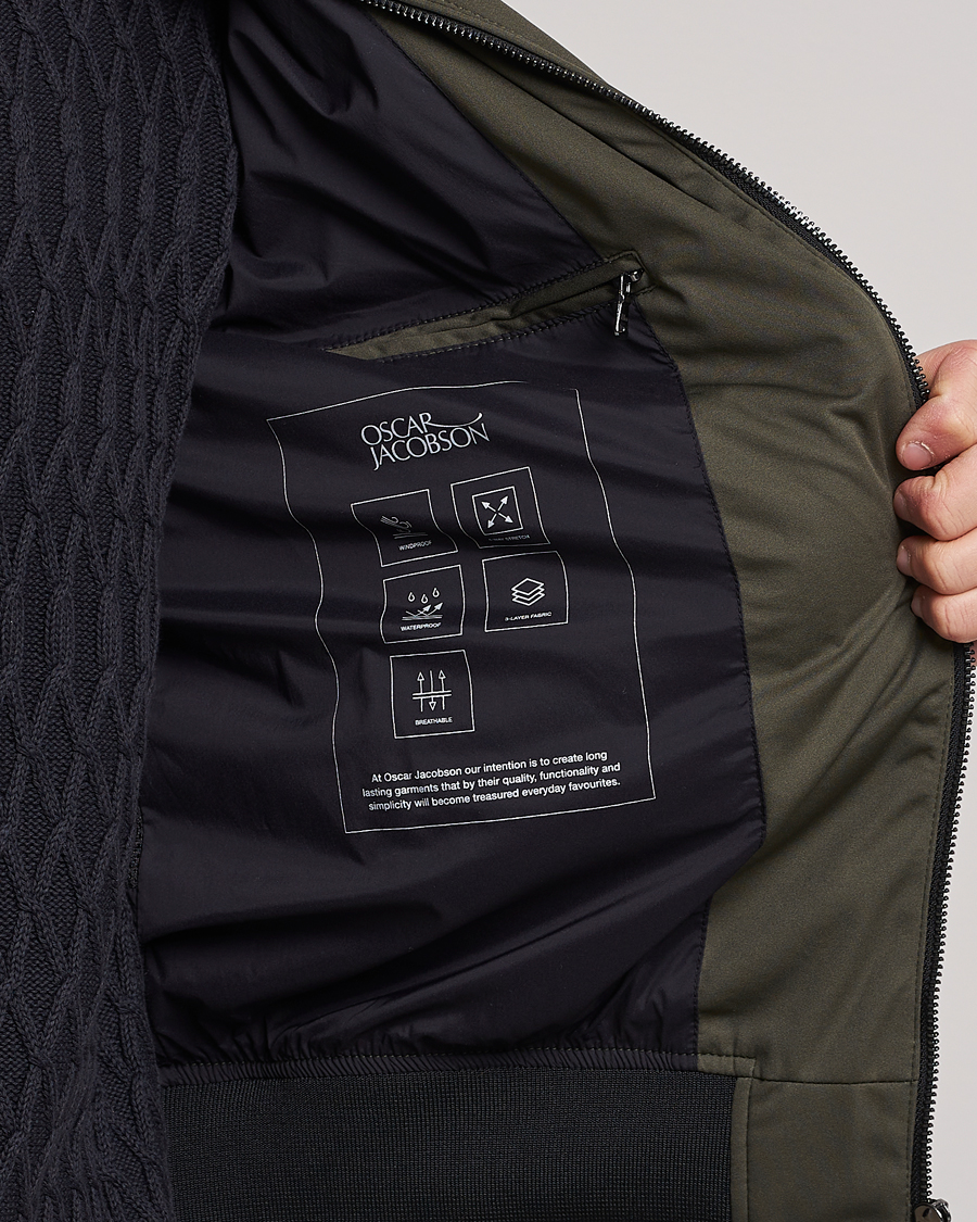 Herren | Jacken | Oscar Jacobson | Harris Harrington Nylon Jacket Green