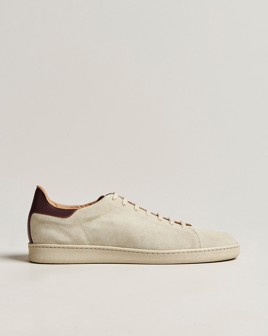 Herren | Sweyd TI Sneakers Crema Suede/Wine | Sweyd | TI Sneakers Crema Suede/Wine