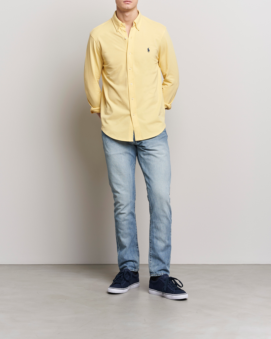 Herren | Hemden | Polo Ralph Lauren | Featherweight Mesh Shirt Corn Yellow