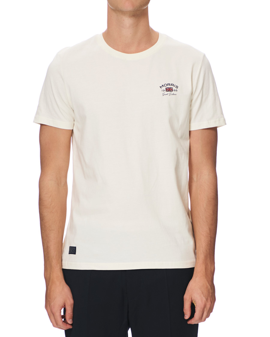 Herren | T-Shirts | Morris | Léonce Crew Neck Tee Off White