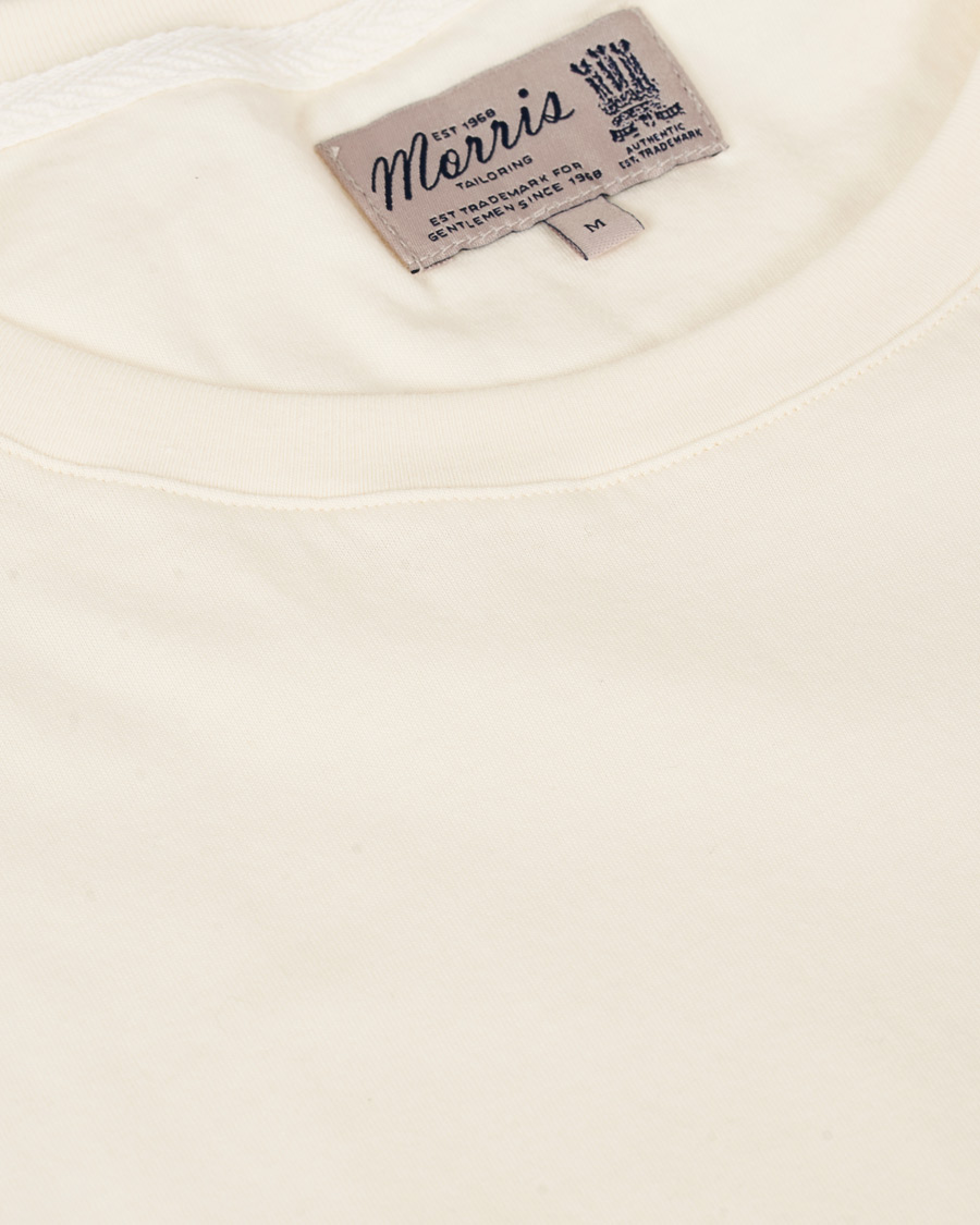 Herren | T-Shirts | Morris | Léonce Crew Neck Tee Off White