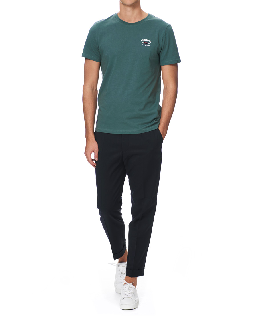Herren | T-Shirts | Morris | Léonce Crew Neck Tee Green
