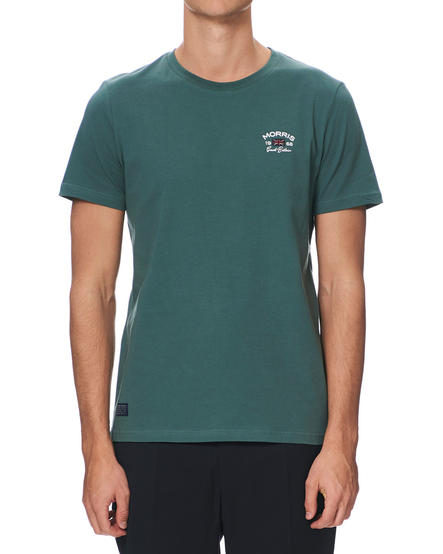 Herren | T-Shirts | Morris | Léonce Crew Neck Tee Green