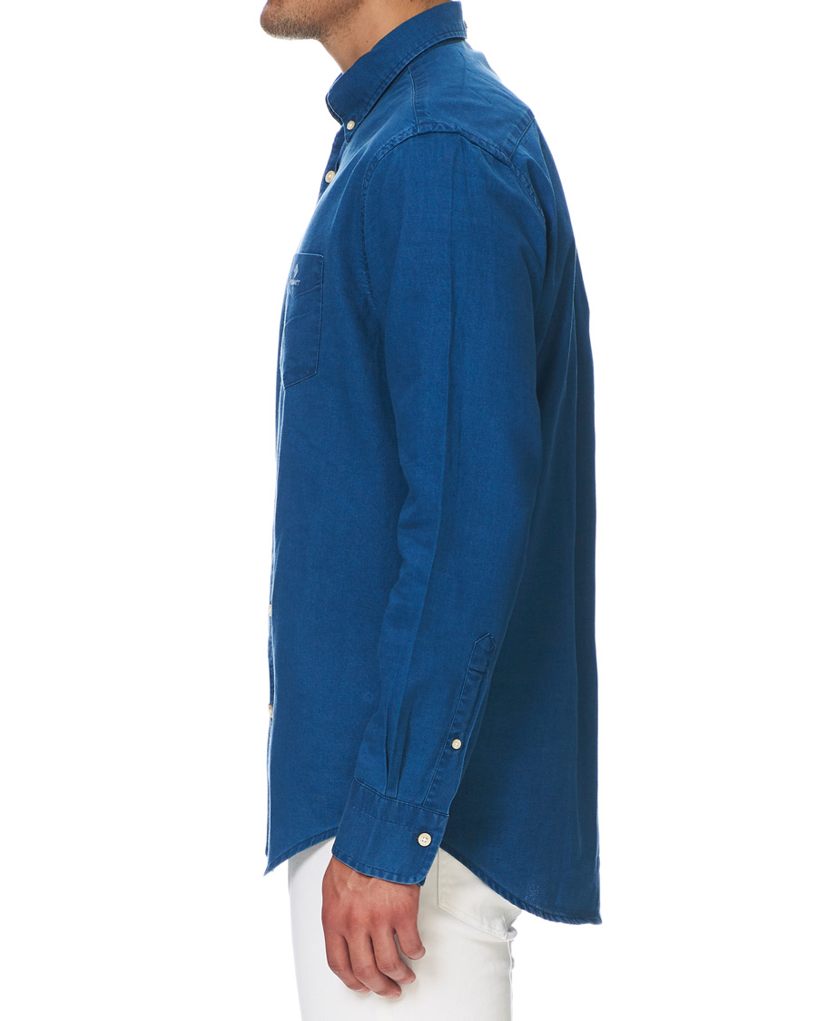 Herren | Hemden | GANT | Regular Fit Indigo Royal Oxford Shirt Blue