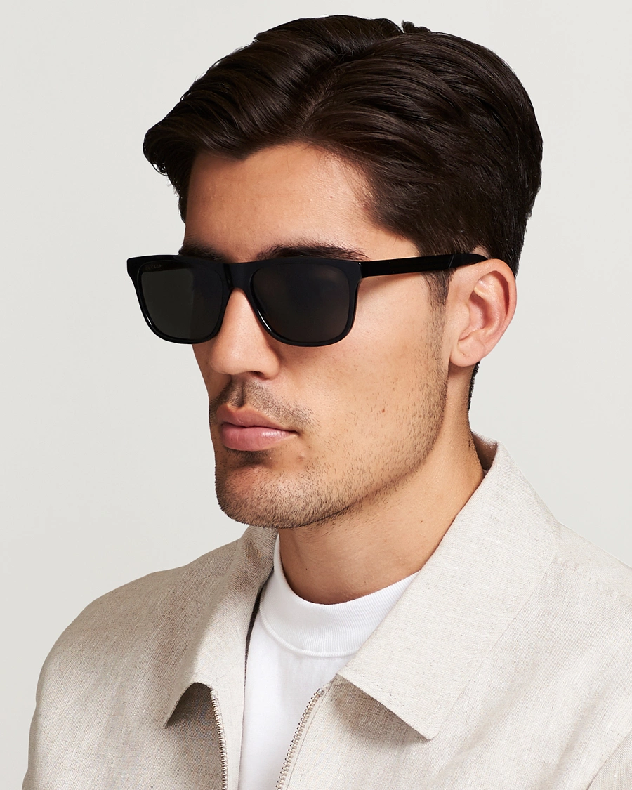 Herren | Gebogene Sonnenbrillen | Gucci | GG0687S Sunglasses Black