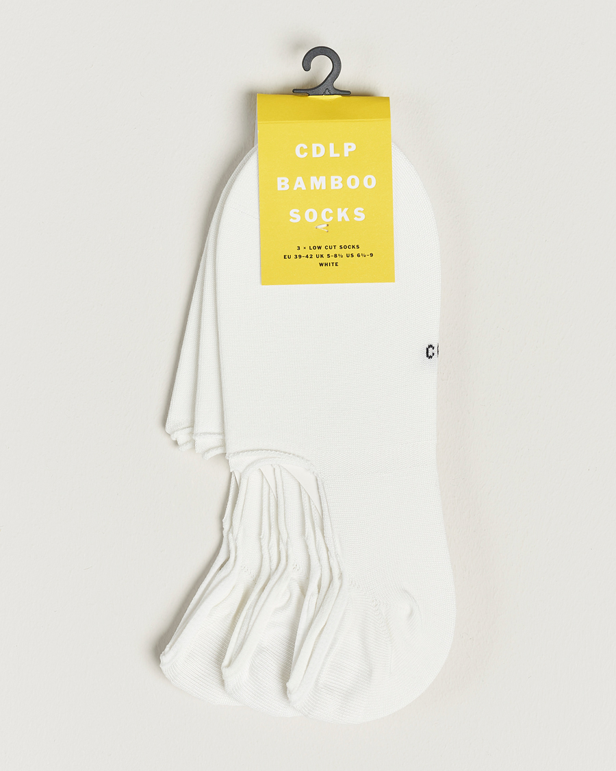 Herren | Unterwäsche | CDLP | 3-Pack No Show Socks White
