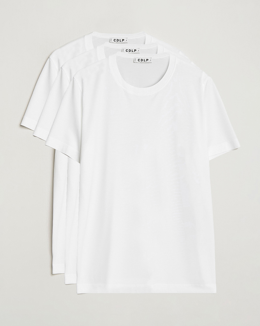 Herren | T-Shirts | CDLP | 3-Pack Midweight T-Shirt White