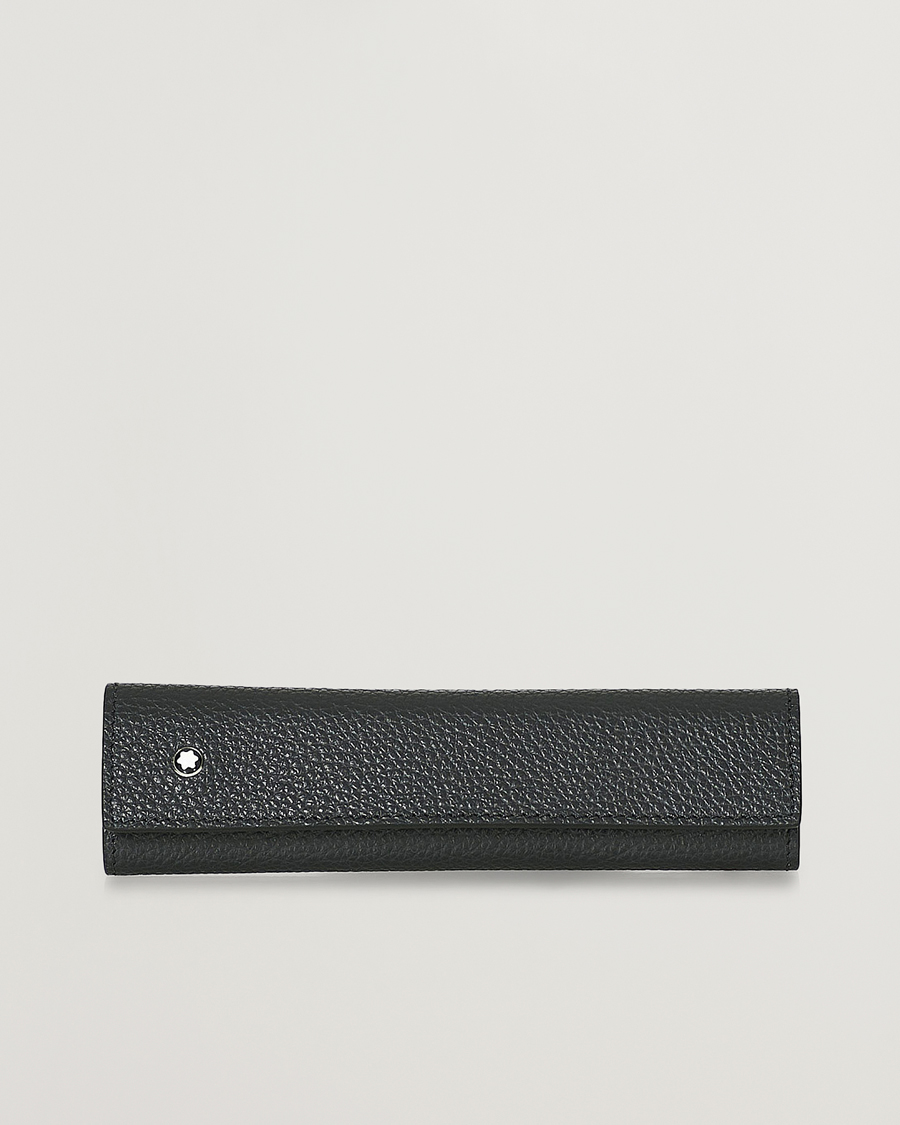 Herren | Montblanc MST Soft Grain 1-Pen Pouch Black | Montblanc | MST Soft Grain 1-Pen Pouch Black