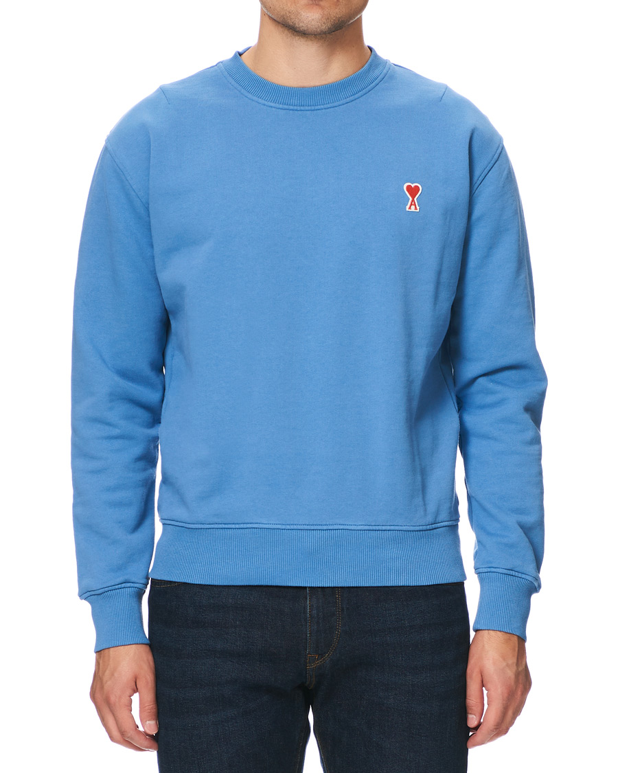 Herren | Pullover | AMI | Heart Logo Sweatshirt Blue