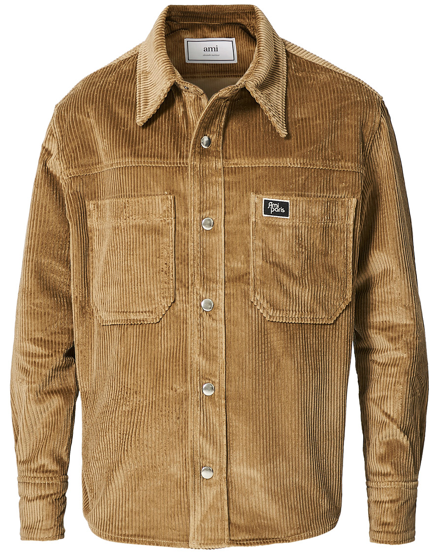 Herren | Jacken | AMI | Corduroy Shirt Jacket Olive