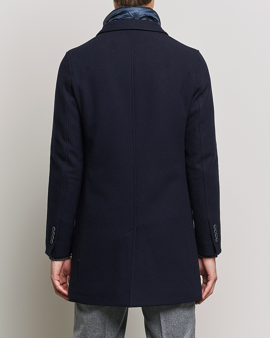 Herren | Jacken | Herno | Wool Zip Coat Navy