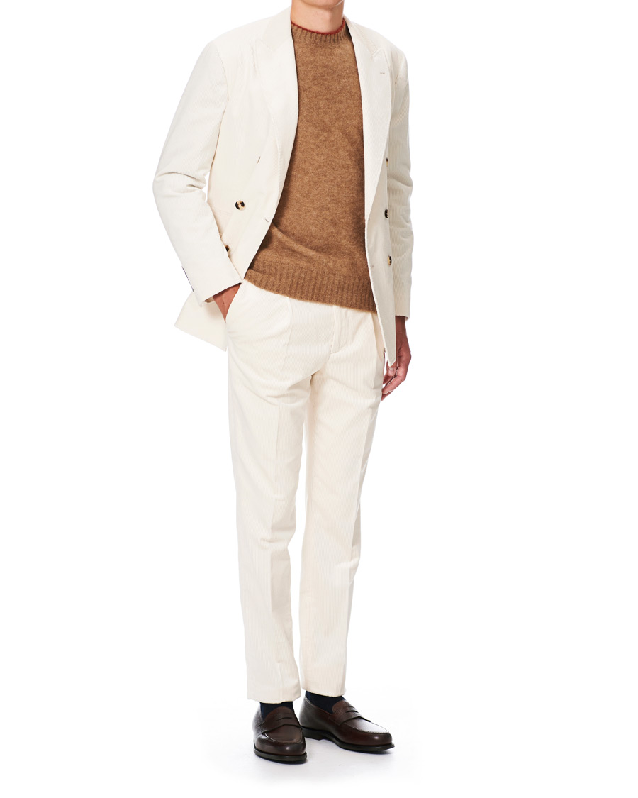 Herren | Sakkos | Brunello Cucinelli | Sea Island Cotton Corduroy Blazer Winter White