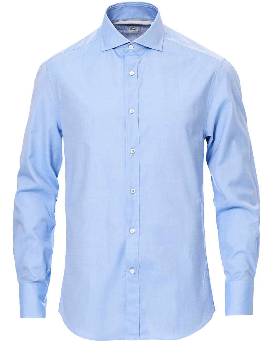 Herren | Hemden | Brunello Cucinelli | Slim Fit Twill Shirt Blue