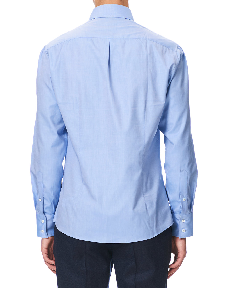 Herren | Hemden | Brunello Cucinelli | Slim Fit Twill Shirt Blue