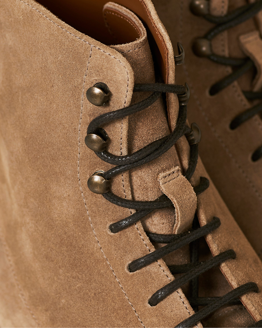 Herren | Brunello Cucinelli Plain Toe Leather Boot Sand Suede | Brunello Cucinelli | Plain Toe Leather Boot Sand Suede