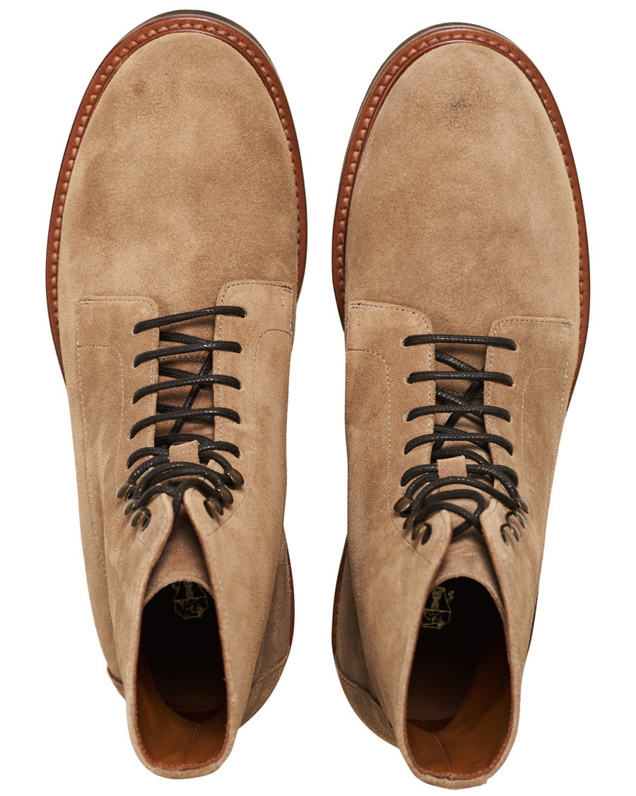 Herren | Brunello Cucinelli Plain Toe Leather Boot Sand Suede | Brunello Cucinelli | Plain Toe Leather Boot Sand Suede