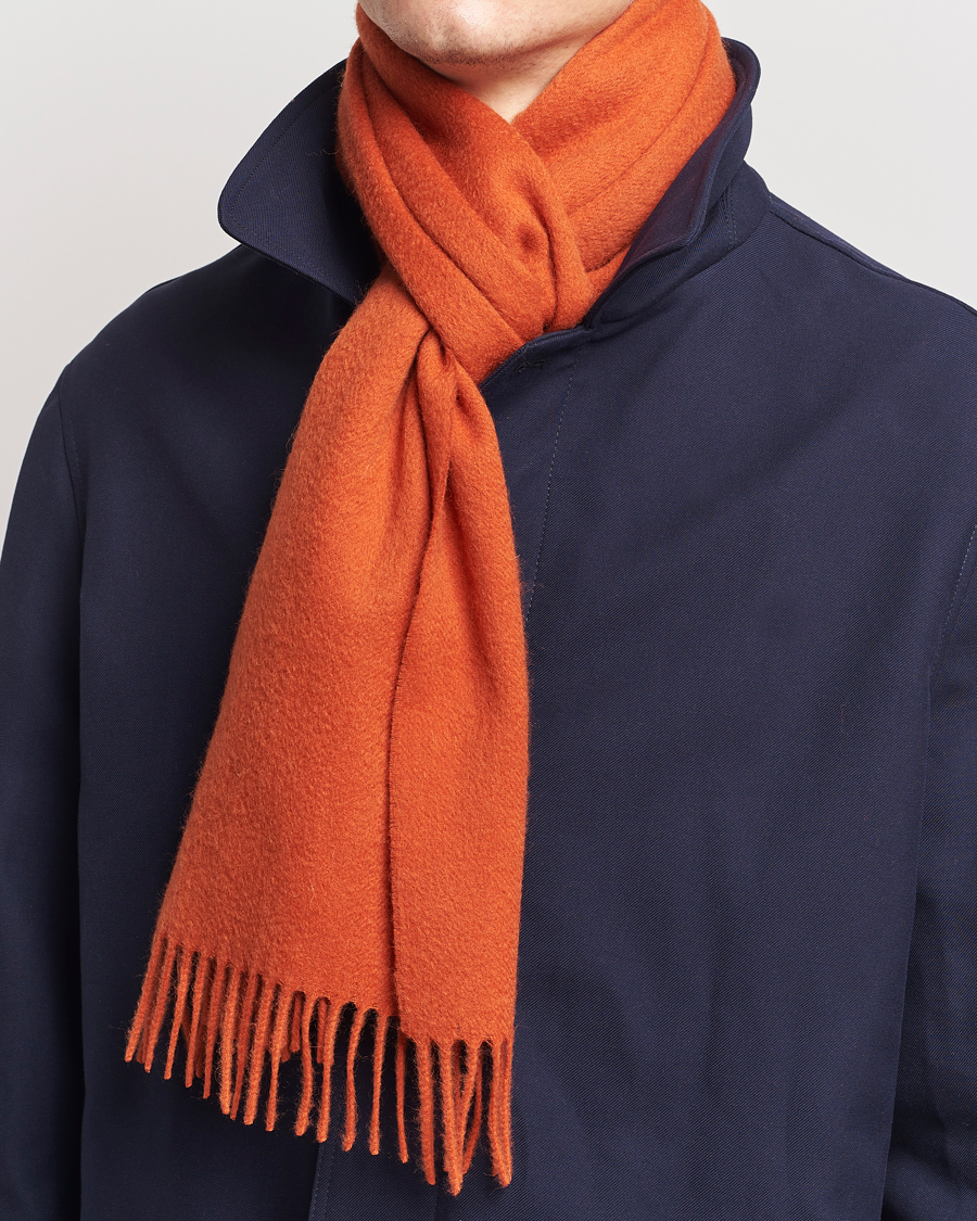 Herren | Amanda Christensen Wool Scarf Orange | Amanda Christensen | Wool Scarf Orange