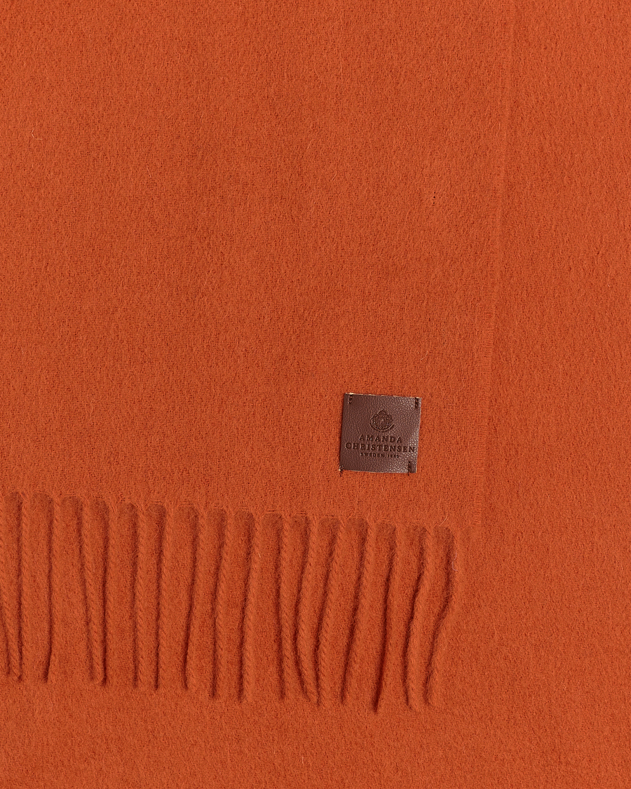 Herren | Amanda Christensen Wool Scarf Orange | Amanda Christensen | Wool Scarf Orange