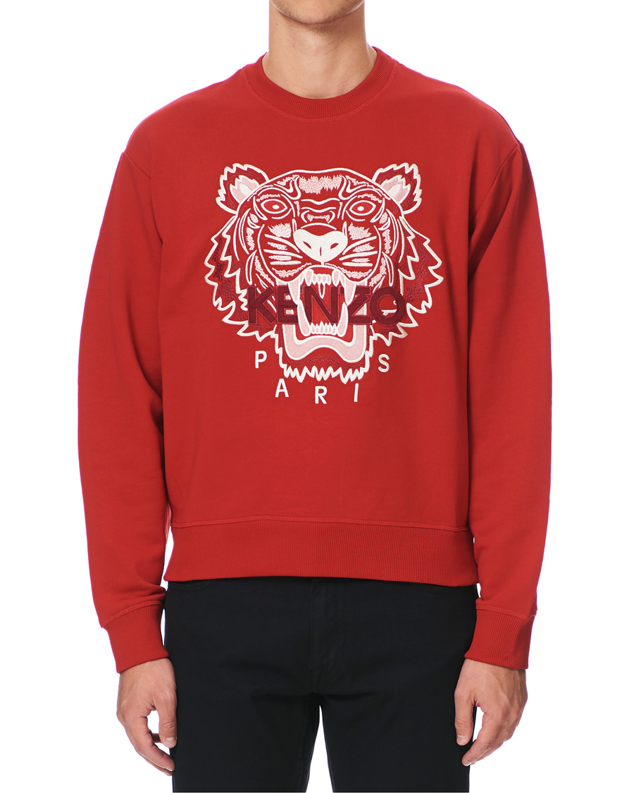 Herren | Pullover | KENZO | Icon Tiger Crew Neck Sweatshirt Red