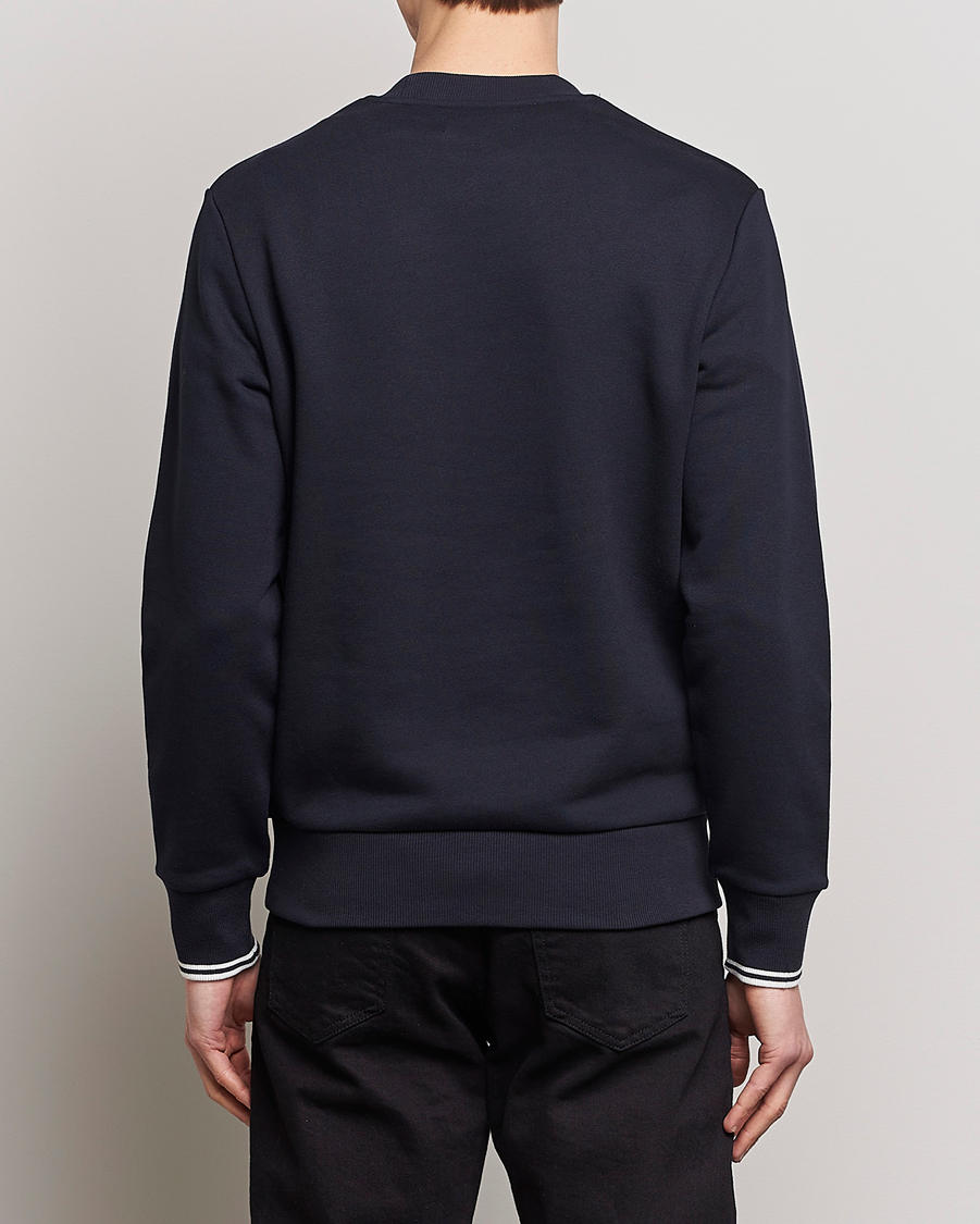 Herren | Pullover | Fred Perry | Crew Neck Sweatshirt Navy
