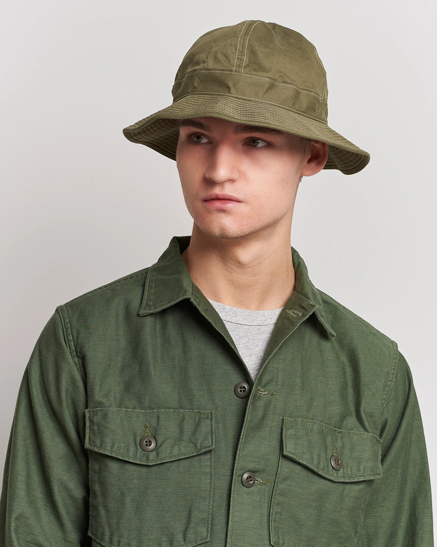 Herren |  | orSlow | US Navy Hat Green