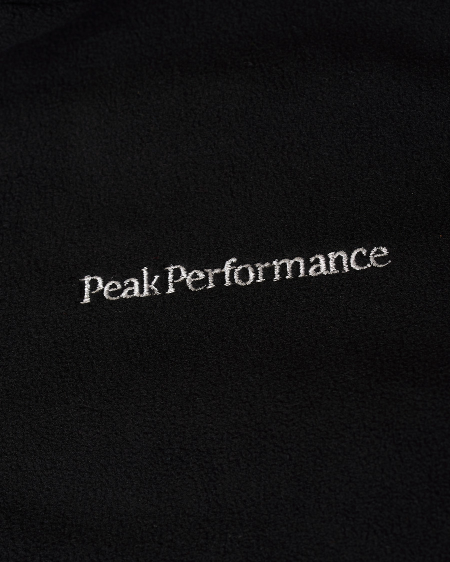 Herren | Pullover | Peak Performance | Tech Soft Fleece Reversible Half Zip Hoodie Black
