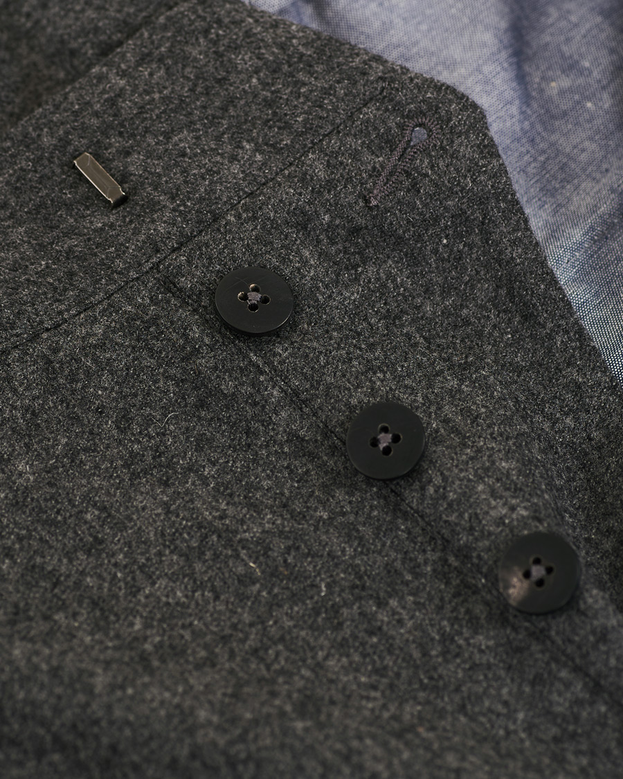 Herren | Hosen | The Gigi | Tonga Stretch Flannel Trousers Grey Melange