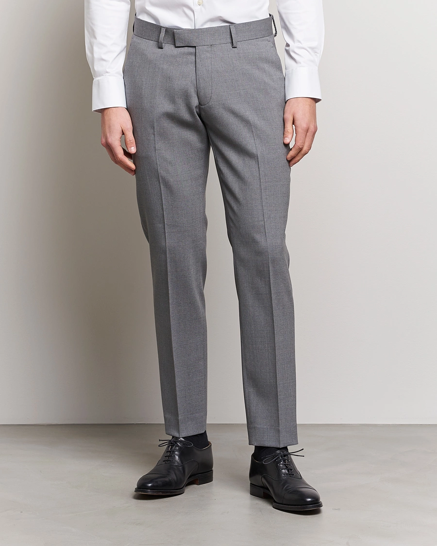 Herren | Sale | Tiger of Sweden | Tordon Wool Suit Trousers Grey