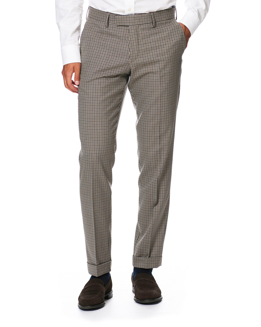 Herren | Hosen | Tiger of Sweden | Tillman Checked Trousers Beige