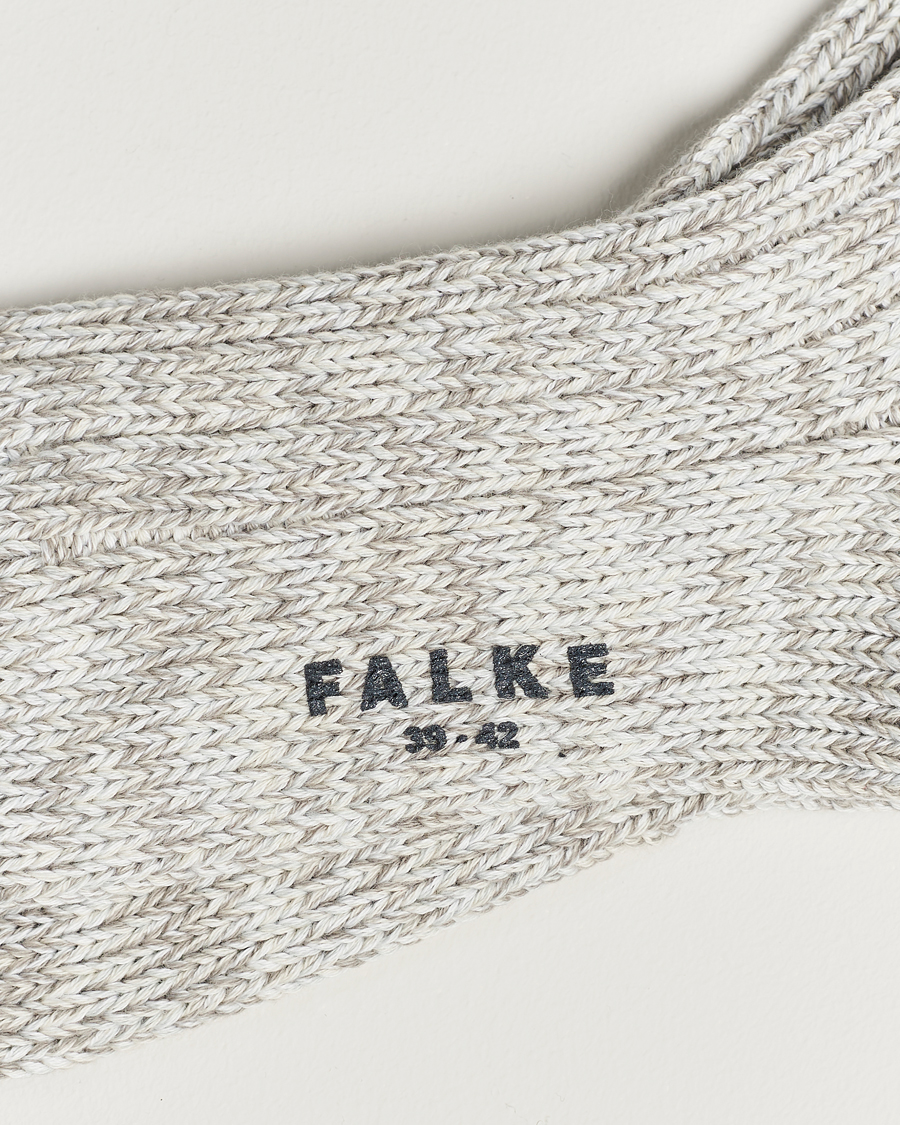 Herren | Falke | Falke | Brooklyn Cotton Sock Light Grey