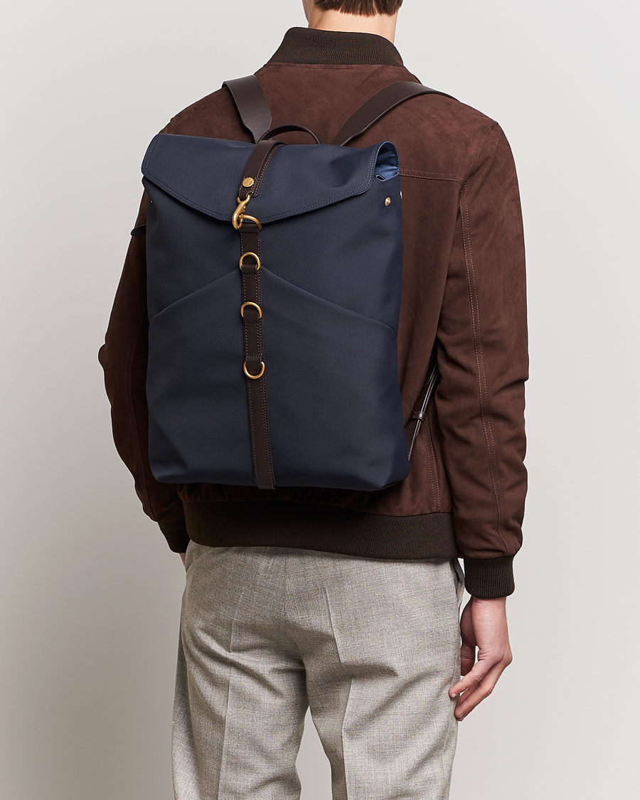 Herren | Taschen | Mismo | M/S Rucksack Navy/Dark Brown