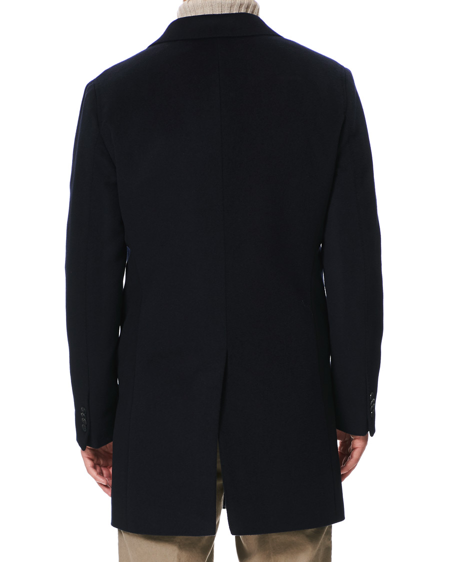 Herren | Jacken | Oscar Jacobson | Storvik Wool/Cashmere Coat Navy