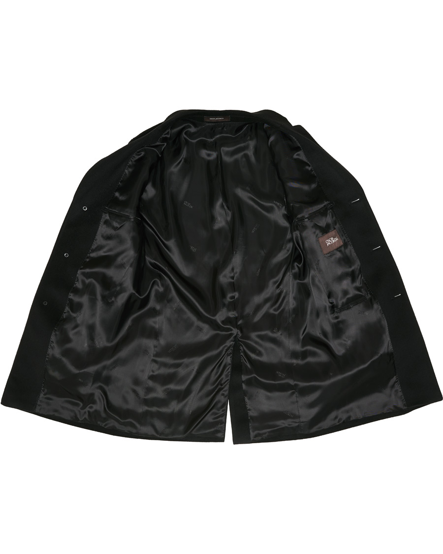 Herren | Jacken | Oscar Jacobson | Storvik Wool/Cashmere Coat Black