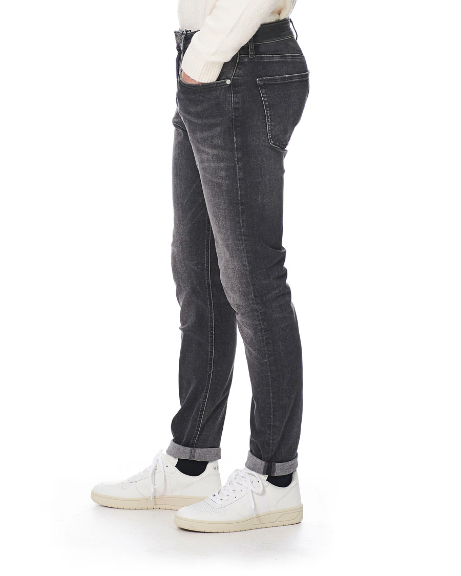Herren | Jeans | Calvin Klein Jeans | Slim Tapered Stretch Jeans Dark Grey